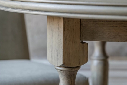 Gallery Direct Rustique French Colonial Round Dining Table Set & 2 Rex Dining Chairs Gallery Direct Rustique French Colonial Round Dining Table Set & 2 Rex Dining Chairs