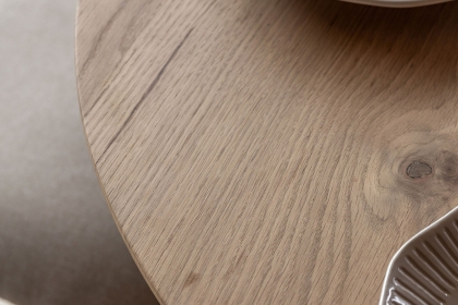 Gallery Direct Hatfield Natural Oak 110cm Round Dining Table Set & x4 Chairs Gallery Direct Hatfield Natural Oak 110cm Round Dining Table Set & x4 Chairs