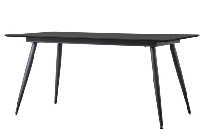 Gallery Direct Astley 160cm Black Oak Dining Table Gallery Direct Astley 160cm Black Oak Dining Table