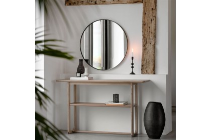 Gallery Direct Craft Smoked Oak Console Table Gallery Direct Craft Smoked Oak Console Table