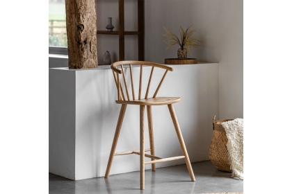 Gallery Direct Craft Natural Oak Barstool Gallery Direct Craft Natural Oak Barstool