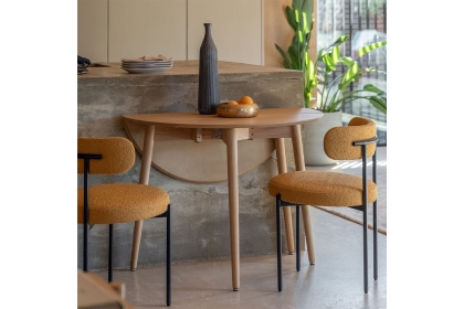 Gallery Direct Hatfield Natural Oak Folding Dining Table