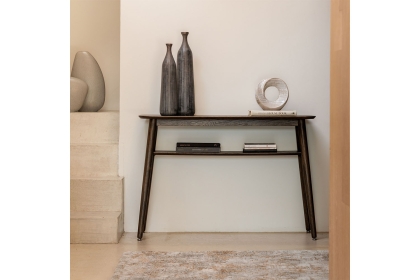 Gallery Direct Hatfield Smoked Oak Console Table