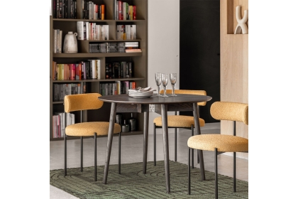 Gallery Direct Hatfield Smoked Oak Folding Dining Table Gallery Direct Hatfield Smoked Oak Folding Dining Table