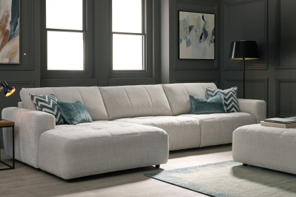Opulent Fabric Modular Armless Unit Opulent Fabric Modular Armless Unit