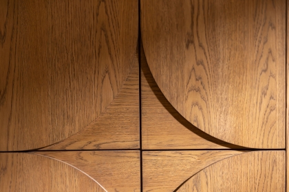 Austin Warm Oak Highboard Cabinet
