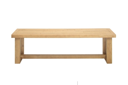 Oakley Reclaimed Wood 160cm Dining Bench in Rustic Buff Finish Oakley Reclaimed Wood 160cm Dining Bench in Rustic Buff Finish