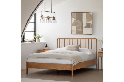 Gallery Direct Wycombe Oak Spindle Bed Frame Gallery Direct Wycombe Oak Spindle Bed Frame