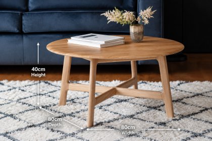 Gallery Direct Madrid Coffee Table in Oak