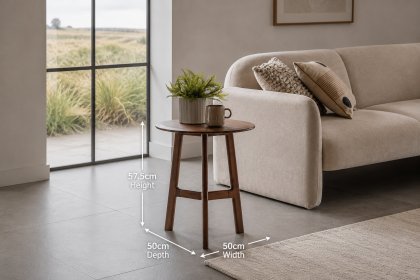 Gallery Direct Madrid Side Table in Oak