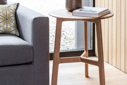 Gallery Direct Madrid Side Table in Oak