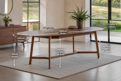 Gallery Direct Madrid Extending Dining Table in Oak Gallery Direct Madrid Extending Dining Table in Oak