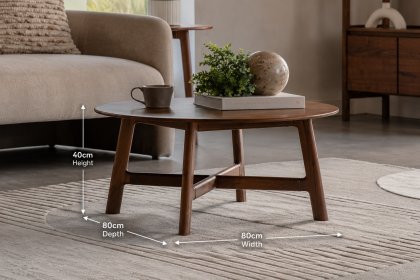 Gallery Direct Madrid Coffee Table in Walnut