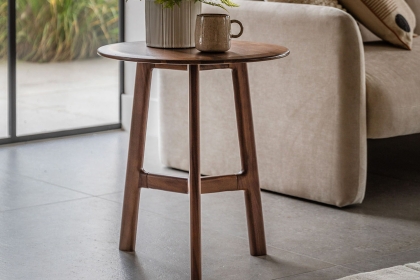 Gallery Direct Madrid Side Table in Walnut
