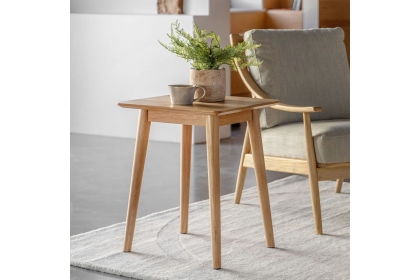 Gallery Direct Milano Oak Side Lamp Table Gallery Direct Milano Oak Side Lamp Table