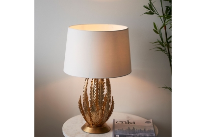 Gallery Direct Delphine 1 Table Lamp Gold Leaf