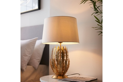 Gallery Direct Delphine 1 Table Lamp Gold Leaf