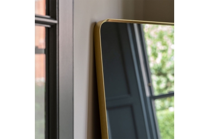 Gallery Direct Holworth Leaner Mirror Gold 700x35x1700