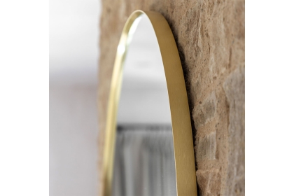 Gallery Direct Holworth Overmantle Mirror Gold 900x1100mm