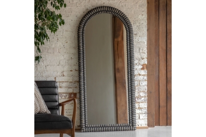 Gallery Direct Pimlico Arch Leaner Black Wash 770x1700mm