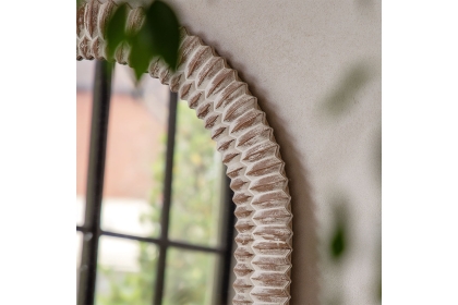 Gallery Direct Pimlico Arch Leaner White Wash 770x1700mm
