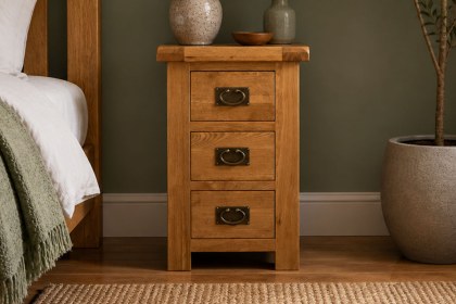 Salisbury Waxed Premium Oak Bedside Table