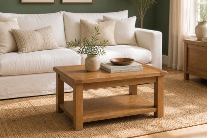 Salisbury Waxed Premium Oak Coffee Table