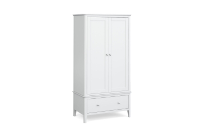 Hampstead Painted White Gents Wardrobe