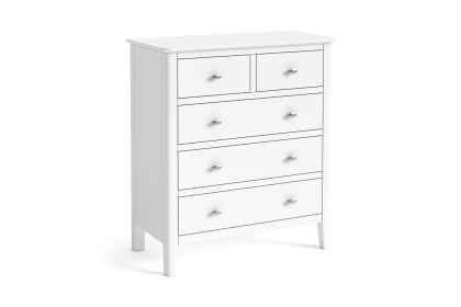 Hampstead Painted White 2 Over 3 Chest Of Drawers
