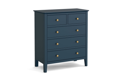 Harrogate Painted Blue 2 Over 3 Chest Of Drawers