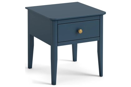 Harrogate Painted Blue Lamp Table Self Assembly Harrogate Painted Blue Lamp Table Self Assembly