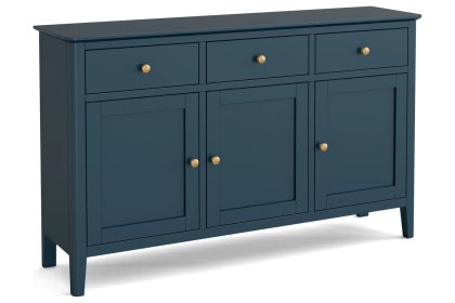 Harrogate Painted Blue 3 Door Sideboard Harrogate Painted Blue 3 Door Sideboard