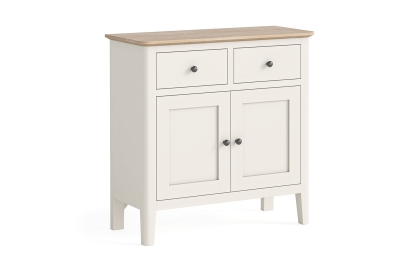Marlow Oak Painted Coconut White Small Sideboard Marlow Oak Painted Coconut White Small Sideboard