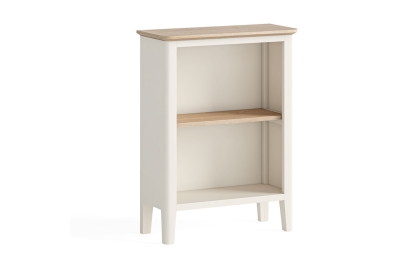 Marlow Oak Painted Coconut White Small Bookcase
