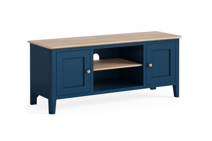Marlow Oak Painted Navy Blue 150cm TV Unit