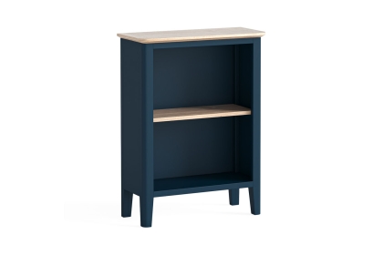 Marlow Oak Painted Navy Blue Small Bookcase