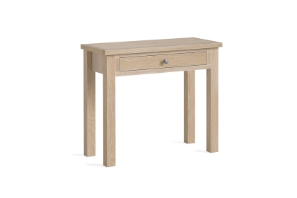 Modern Country Oak Single Drawer Dressing Table Desk