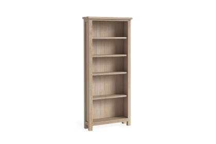 Modern Country Oak Large Bookcase