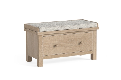 Modern Country Oak Hallway Bench