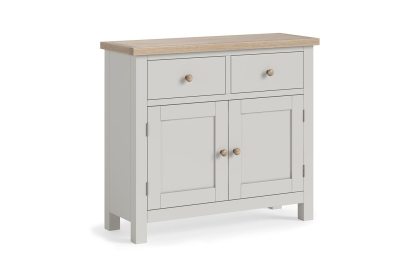 Modern Country Painted Oak Stone Grey Medium Sideboard