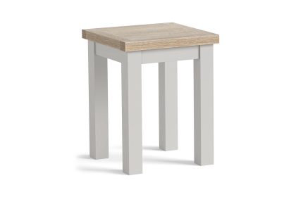 Modern Country Painted Oak Stone Grey Lamp Table Modern Country Painted Oak Stone Grey Lamp Table
