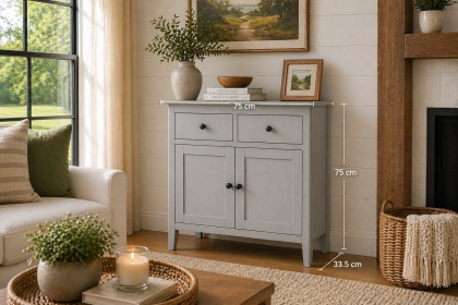 Stowe Painted Grey Small Sideboard