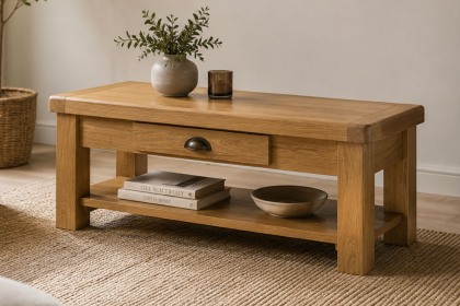 Normandy Chunky Country Oak Coffee Table