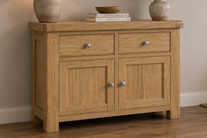 Normandy Chunky Country Oak Small Sideboard