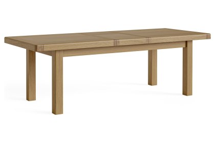 Normandy Chunky Country Oak Large Extending Dining Table