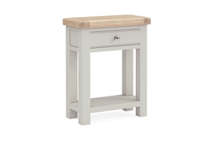 Salcombe Painted Oak Stone Grey Telephone Table