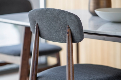 Gallery Direct Barcelona Dark Wood Dining Chair (Pair) Gallery Direct Barcelona Dark Wood Dining Chair (Pair)