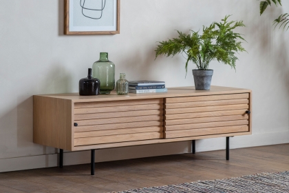 Gallery Direct Okayama Oak Media TV Unit Gallery Direct Okayama Oak Media TV Unit