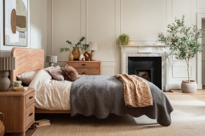 Jude Reclaimed Wood King Size Bed Frame