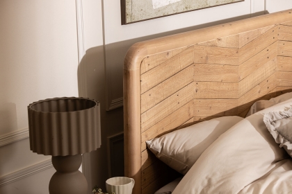 Jude Reclaimed Wood King Size Bed Frame